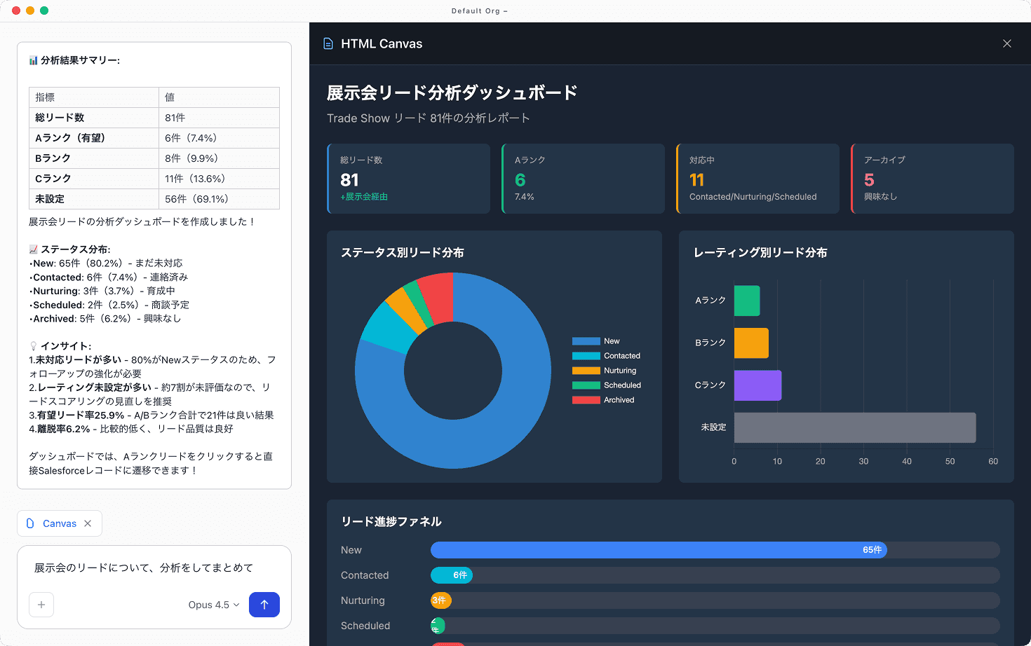 Blaze dashboard preview